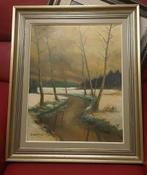 Vintage origineel olieverfschilderij F.Schuurmans., Antiek en Kunst, Kunst | Schilderijen | Klassiek, Ophalen of Verzenden