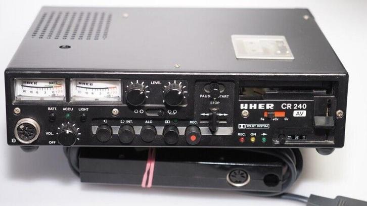 Uher cassette recorder CR 240AV, Audio, Tv en Foto, Bandrecorder, Bandrecorder, Ophalen of Verzenden