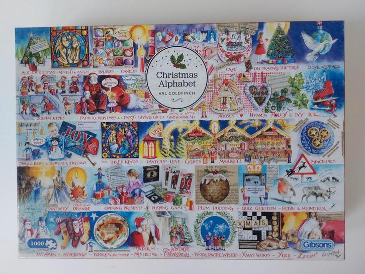 Kerstpuzzels Gibsons , Jumbo enz ..., Hobby en Vrije tijd, Denksport en Puzzels, Gebruikt, Legpuzzel, 500 t/m 1500 stukjes, Ophalen of Verzenden