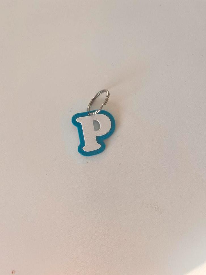 Gepersonaliseerde sleutelhanger, Handtassen en Accessoires, Kindersieraden, Nieuw, Overige typen, Blauw, Verzenden