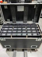 Set 10x Moving Beam Bar 8x12W + Dcase flightcase, Ophalen, Zo goed als nieuw