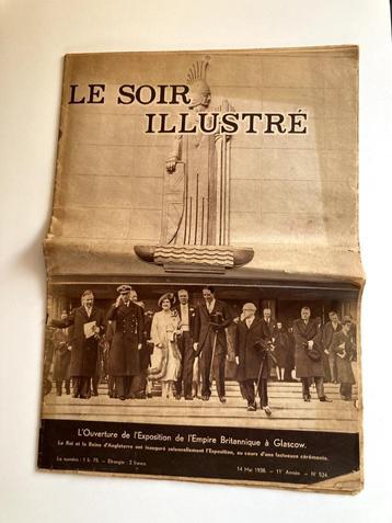 Journal Le Soir 1938, Enlèvement ou Envoi, Utilisé, Journal