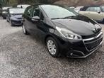 Peugeot 208 Benzine 5 Deurs! Airco PDC! 85 DKM!, 50 kW, Euro 6, Zwart, Bedrijf