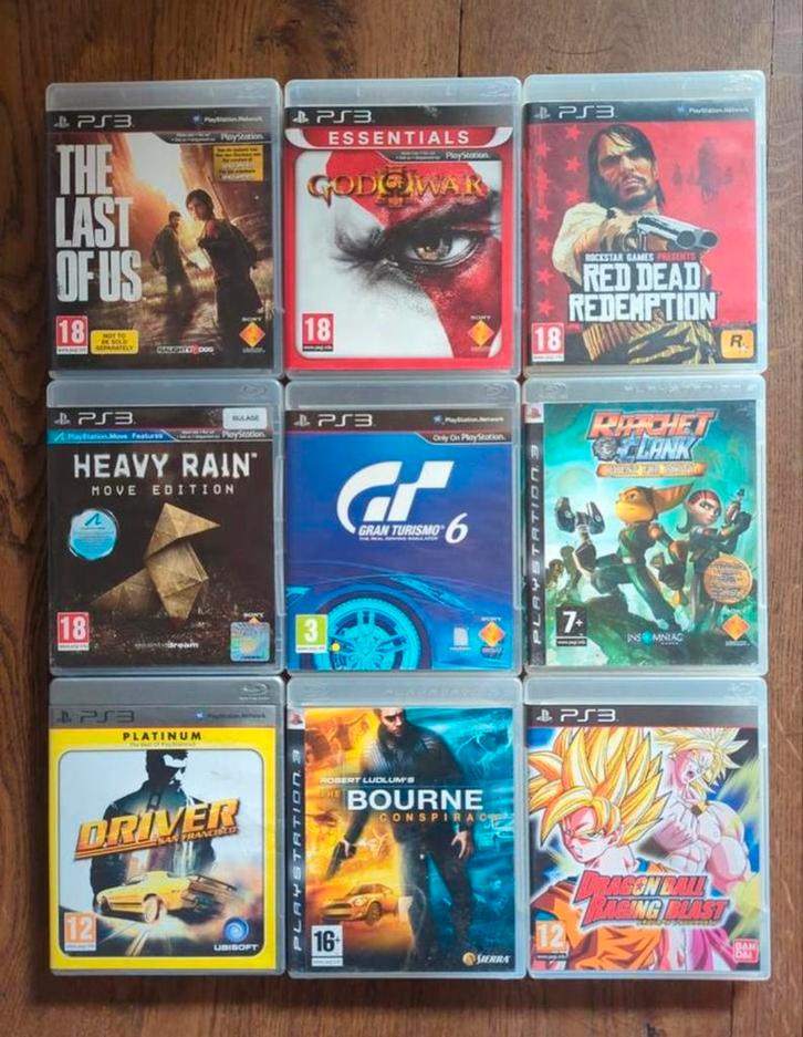 PS3: oa Last of Us, Dragonball, Ratched & Clank, God of War, Consoles de jeu & Jeux vidéo, Jeux | Sony PlayStation 3, Enlèvement ou Envoi