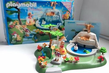 Playmobil 4137 SuperSet Fontaine royale 100% Complet Set vér