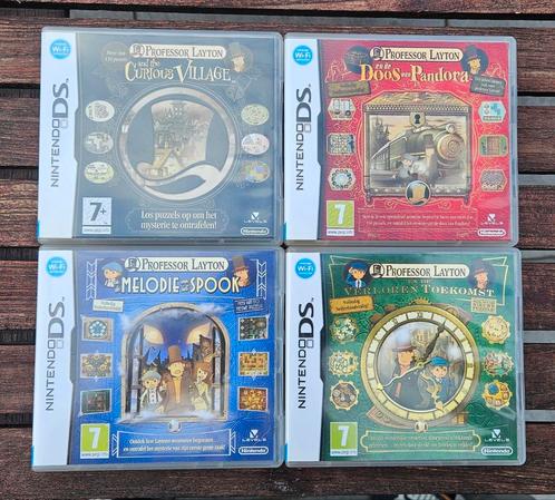 Professor Layton Spelletjes Te Koop, Consoles de jeu & Jeux vidéo, Jeux | Nintendo DS, Comme neuf, Enlèvement ou Envoi