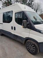 Iveco Daily dubbele cabine, Auto's, Bestelwagens en Lichte vracht, Euro 5, Stof, Zwart, Iveco