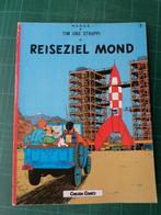 Tim und Struppi - Reiseziel Mond - 1989, Gelezen, Eén stripboek, Ophalen of Verzenden, Hergé.