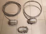 3 Bulls eye industriele jaren 50 buiten lampen werkt perfekt, Tuin en Terras, Ophalen of Verzenden, Plafondlamp