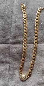 collier fantaisie de qualité années 80, Handtassen en Accessoires, Kettingen, Ophalen of Verzenden, Goud, Goud
