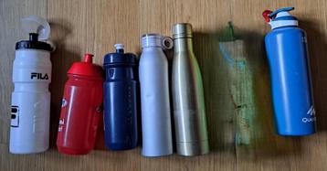 Waterflessen voor alle gelegenheden: fietsen, fitness, ... beschikbaar voor biedingen
