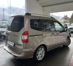 Ford Tourneo Courier TITANIUM 1.0 EcoBoost 1ÈRE MAIN CARPLA, Auto's, Stof, Gebruikt, Zwart, Beige