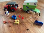 Jeep Playmobil avec remorque pour chevaux et accessoires, Enfants & Bébés, Jouets | Playmobil, Comme neuf, Enlèvement ou Envoi