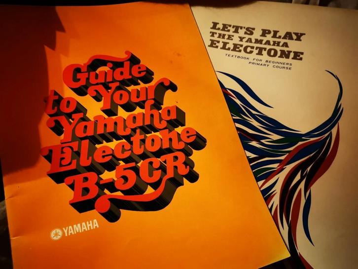 Yamaha Electone B-5CR gids en speelboek 1967-68 als nieuw, Muziek en Instrumenten, Orgels, Zo goed als nieuw, Orgel, 2 klavieren