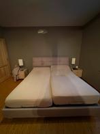Tweepersoonsbed met elektrische besturing, Huis en Inrichting, Slaapkamer | Bedden, Ophalen, Zo goed als nieuw