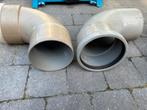 90’ bocht van diameter 160. 4 stuks, Doe-het-zelf en Bouw, Buizen en Afvoer, Ophalen, Bochten, Gebruikt, PVC