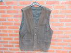 Gilet in nubuck in goede staat, Kleding | Heren, Ophalen of Verzenden, Gedragen, Maat 48/50 (M), Bruin