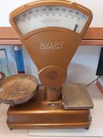 Vintage balance AVERY 1929 en fonte émaillée gold  état SUP, Comme neuf, Enlèvement