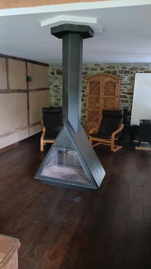 Donbar roterende en hangende houtkachel, Huis en Inrichting, Kachels, Gebruikt, Hangend, Gas, Ophalen