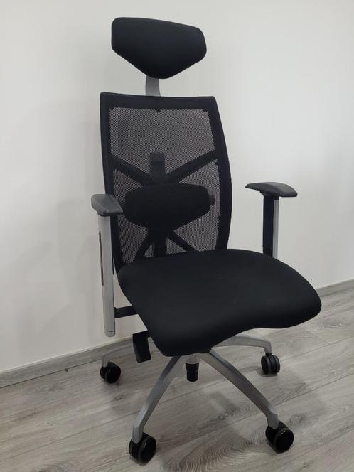 Fauteuil de bureau, Maison & Meubles, Chaises de bureau, Comme neuf, Chaise de bureau, Noir, Ergonomique, Enlèvement