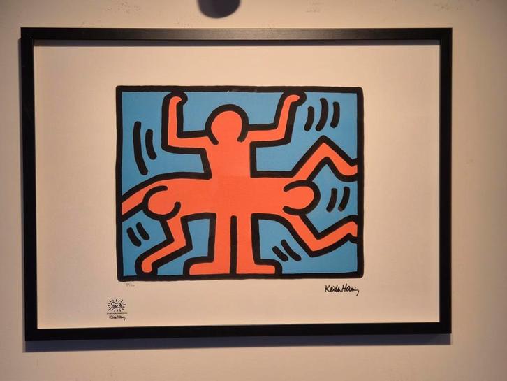 Keith Haring Litho, Antiek en Kunst, Kunst | Litho's en Zeefdrukken, Ophalen