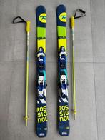 Kinder ski's met stokken - Lengte 128, Ophalen, Gebruikt, 100 tot 140 cm, Rossignol