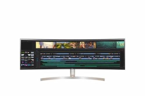 LG widescreen XXL - 49 inch - gebogen, Computers en Software, Monitoren, Zo goed als nieuw, HDMI, Ultrawide, IPS, Ophalen