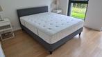 Lit Tarnkullen + Matelas Hokkasen - 160cm x 200 cm - Ikea, Ophalen, Tweepersoons, Zo goed als nieuw, Matras