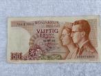 Bankbiljet 50 fr, Postzegels en Munten, Bankbiljetten | België, Ophalen of Verzenden