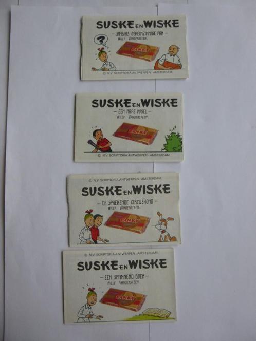 4X suske en wiske vouwstrips"panky"uit 1982, Boeken, Stripverhalen, Zo goed als nieuw, Meerdere stripboeken, Verzenden