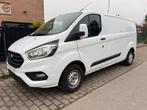 Ford Transit Custom 2.0D 2022 46.000 km 3 PL/AIRCO € 21.950, Auto's, Ford, Voorwielaandrijving, Stof, Wit, Bedrijf