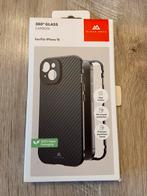 Black Rock 360 Degrees Glass Carbon voor iPhone 15, Nieuw, Frontje of Cover