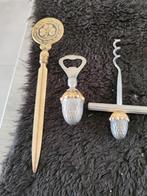 Set van oude briefopener, kurken trekker, aftrekker, Ophalen