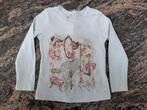 Mt 104 Grijze T-shirt lange mouwen ballerina's, Meisje, Gebruikt, Ophalen of Verzenden, Shirt of Longsleeve