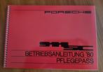 Porsche 911 sc 1980 instructieboekje., Auto diversen, Handleidingen en Instructieboekjes, Ophalen of Verzenden