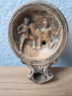 lampe à huile romaine  avec gladiateurs Ier-IIe siècle, Envoi