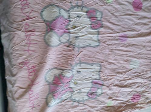 Dekbedovertrek set, Kinderen en Baby's, Kinderkamer | Beddengoed, Zo goed als nieuw, Dekbedovertrek, Roze, Jongetje of Meisje