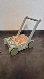 Little Dutch houten blokkenkar, Ophalen, Zo goed als nieuw, Overige typen, Met wieltjes