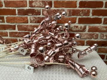 GOODWILL" NIEUWE KERSTTAKKEN METALLIC ROSÉ GOUD - EYECATHER beschikbaar voor biedingen
