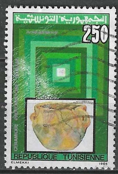 Tunesie 1986 - Yvert 1067 - Versierd aardewerk (ST), Postzegels en Munten, Postzegels | Afrika, Gestempeld, Tunesië, Verzenden
