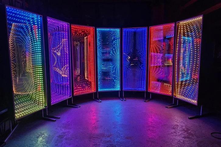 Miroirs Infinity - à louer, Hobby & Loisirs créatifs, Articles de fête | Location, Neuf, Enlèvement ou Envoi