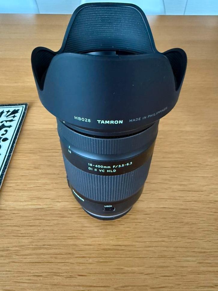 Objectif Tamron 18-400mm f/3.5-6.3 Di II VC HLD - Canon EF-S, Audio, Tv en Foto, Foto | Lenzen en Objectieven, Zo goed als nieuw