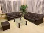 Volledige Lederen salon in "JORI" TOP kwaliteit., Ophalen, Gebruikt, Hout, Tijdloos modern