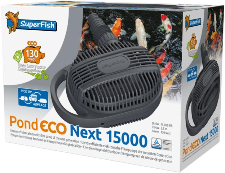 SuperFish Pond Eco Next 15000 vijverpomp, Tuin en Terras, Vijver-toebehoren, Nieuw, Vijverpomp, Ophalen of Verzenden