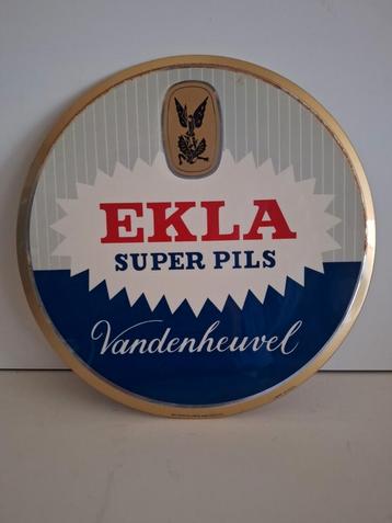Glacoide reclamebord Ekla Super pils brouwerij Vandenheuvel  beschikbaar voor biedingen