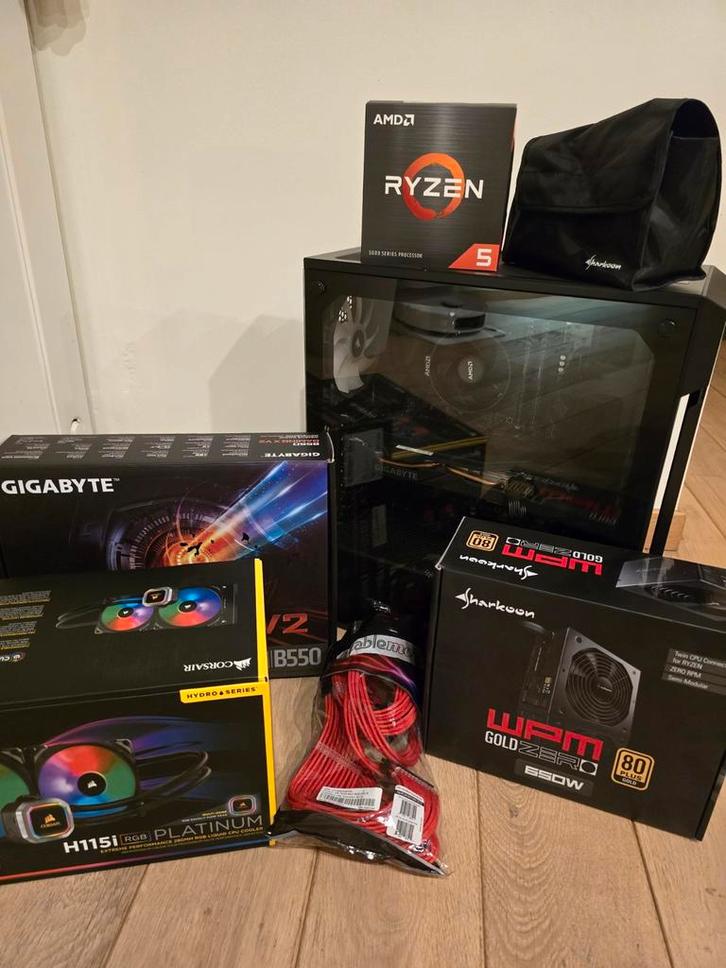 Game PC R5 5600X,RTX,...., Computers en Software, Desktop Pc's, Zo goed als nieuw, SSD, 16 GB, Gaming, Ophalen of Verzenden