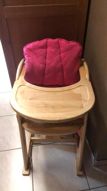 Houten eetstoel, Kinderen en Baby's, Kinderstoelen, Ophalen, Gebruikt