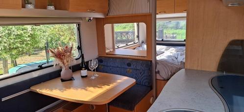 Caravan, Caravans en Kamperen, Caravans, Bedrijf, tot en met 6, 1250 - 1500 kg, Treinzit, Knaus, Dwars-stapelbed, Lengtebed, Vast bed