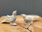 Gietijzeren vogeltjes beeld vogel voor in huis of tuin, Tuin en Terras, Ophalen of Verzenden, Zo goed als nieuw, Metaal, Dierenbeeld