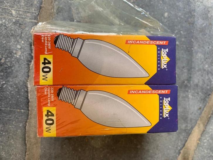 Toplux gloeilampen – 40W E14 (helder, meerdere beschikbaar), Huis en Inrichting, Lampen | Losse lampen, Ophalen of Verzenden